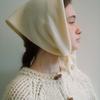 Laminez Basic Wool Knit Scarf - Ivory