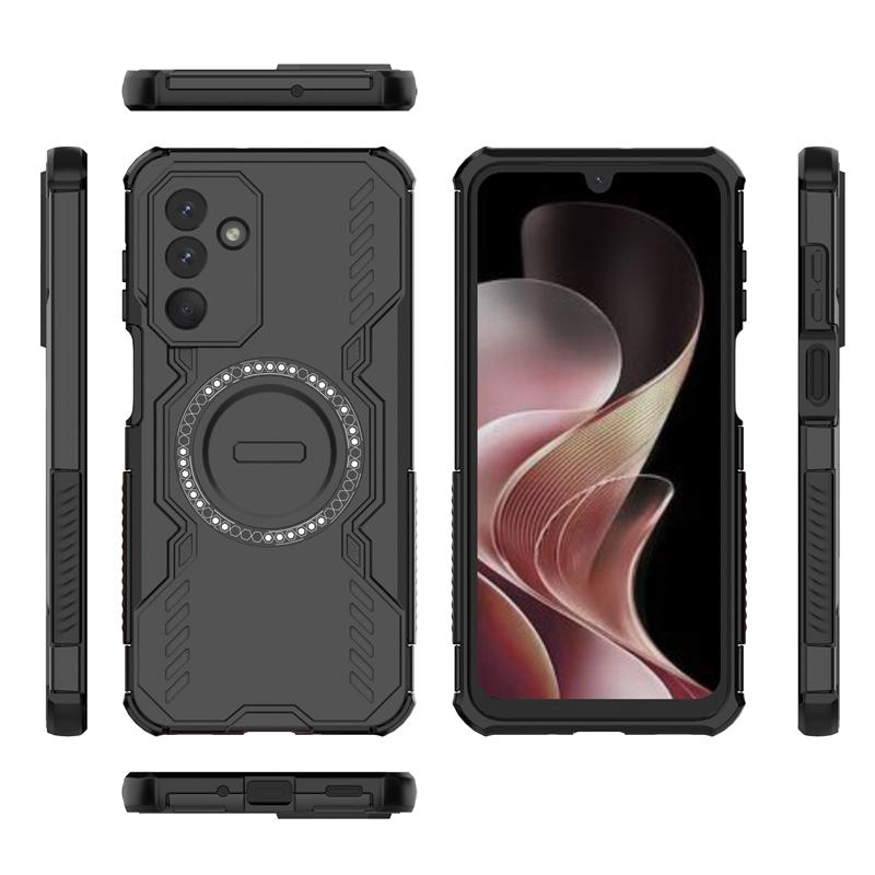 For Samsung Galaxy M36 Case Samsung Galaxy M36 5G Anti-knock Magnetic Adsorption Wireless Charge Back Cover For Samsung M36 Case