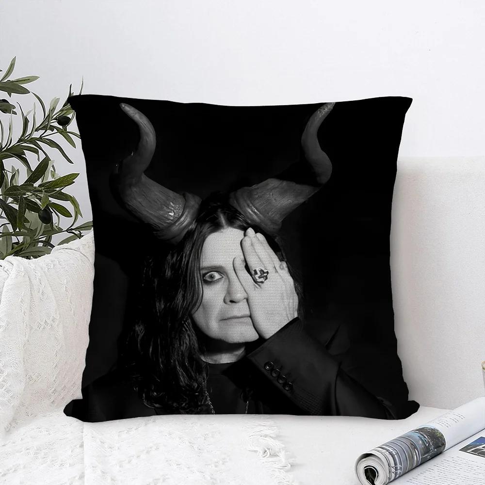 O-Ozzy Osbourne Pillow Case Sofa Decorative Home Double-Sided Print Plush Square Throw Pillow Covers Cushion Decor Cover