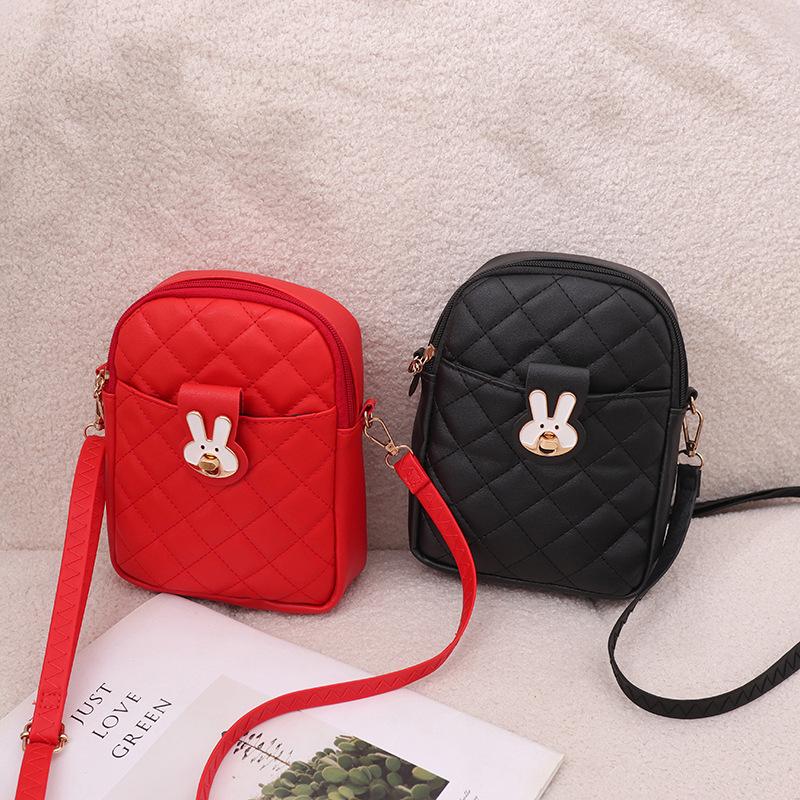 Embroidered Mobile Phone Bag for Women's Bag Fresh and Sweet Shoulder Bag for Women's Versatile Shoulder Bag