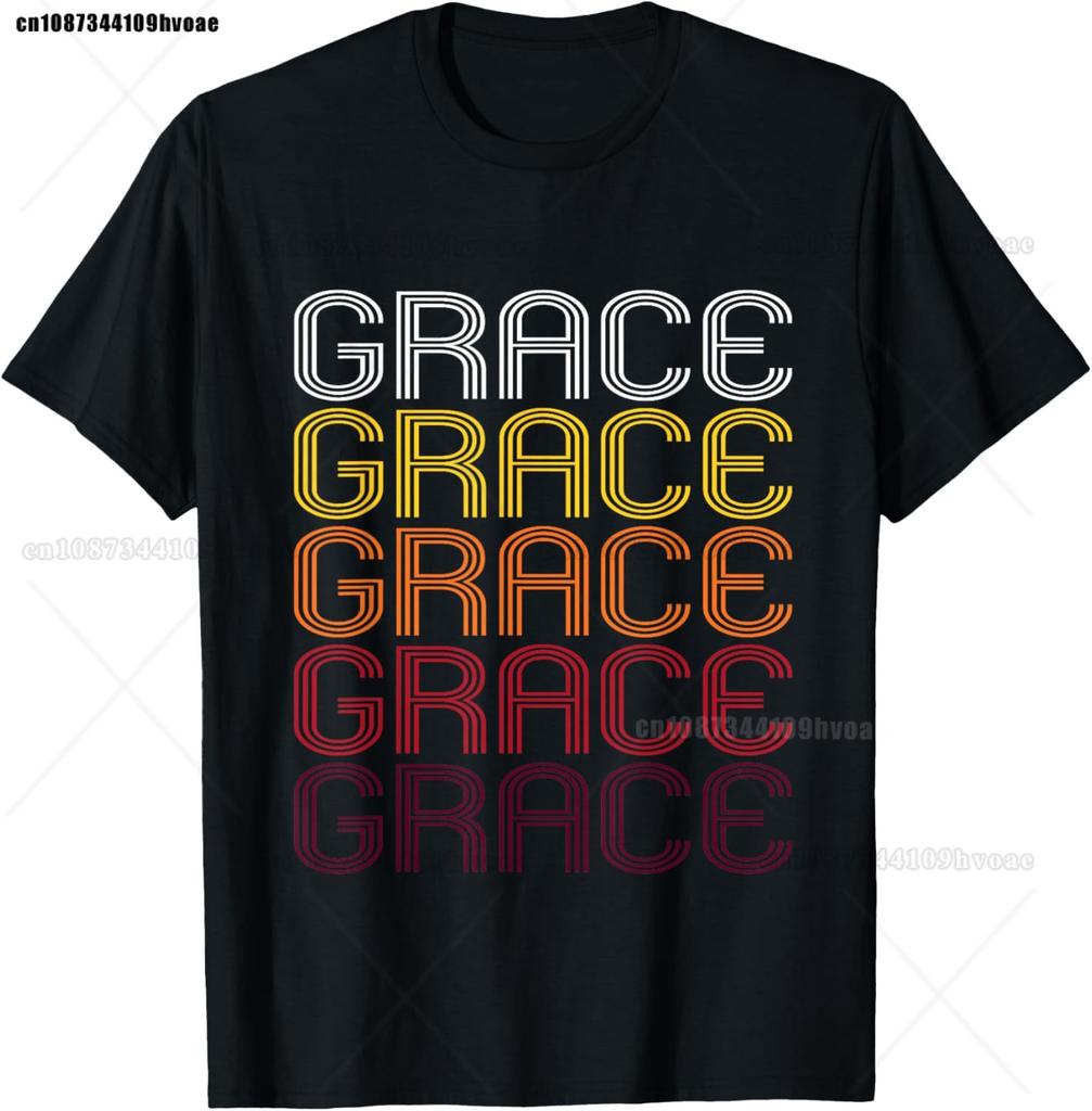 Grace Retro Wordmark Pattern - Vintage Style T-shirt T-Shirt