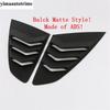Rear Side Window Louver Shutter Air Vent Sun Shades Panel Cover Trim Carbon Fiber Accessories For Volkswagen Arteon 2018 - 2024