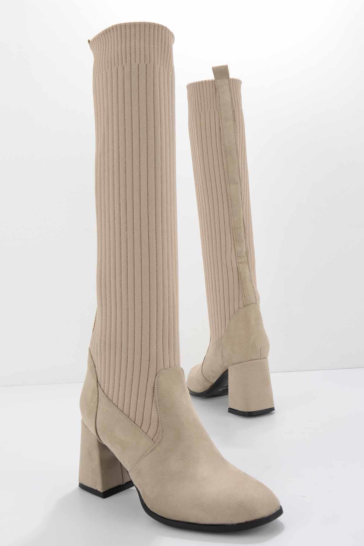 

Женские современные стильные модные ботинки, ботинки из искусственной кожи, замшевые бежевые замшевые сапоги 36