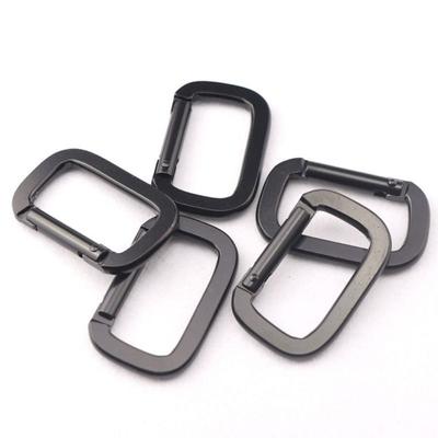 Square-Ring Buckles Spring Carabiners Snap Hooks Clip Keychains Outdoor Backpack Pendant Buckles