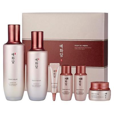 Yehwadam Cheonsam Sooryun 2-teiliges spezielles Hautpflegeset (155ml + 140ml) – Nährende & Straffende Koreanische Kräuter Anti-Aging Linie, Koreanisch