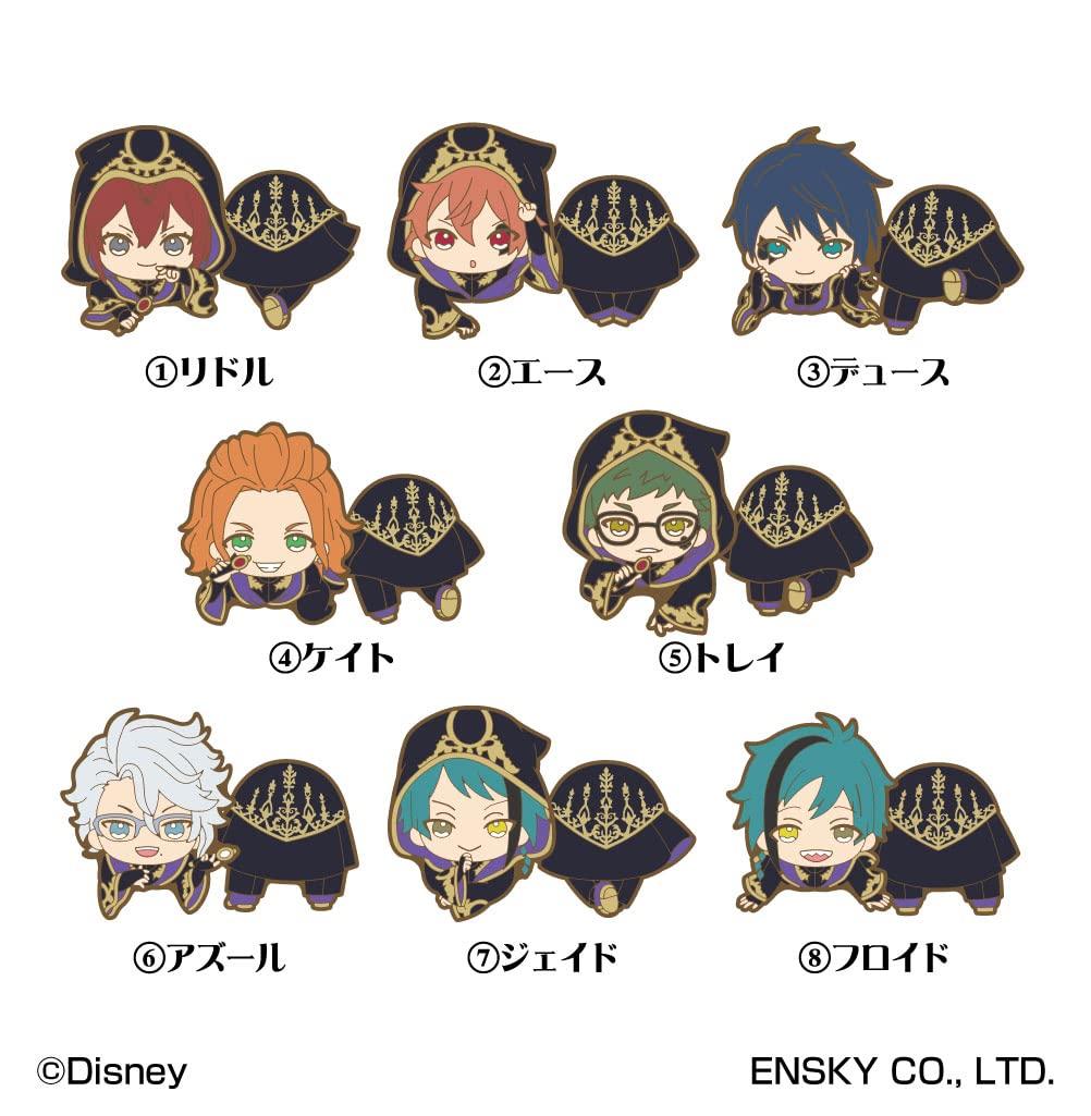 

Ensky Disney Twisted Wonderland Ride Rubber Clips 2 A Box Product, 8 Types, Approx. 50 x 45 x 30mm, Made of PVC, ABS, Medium