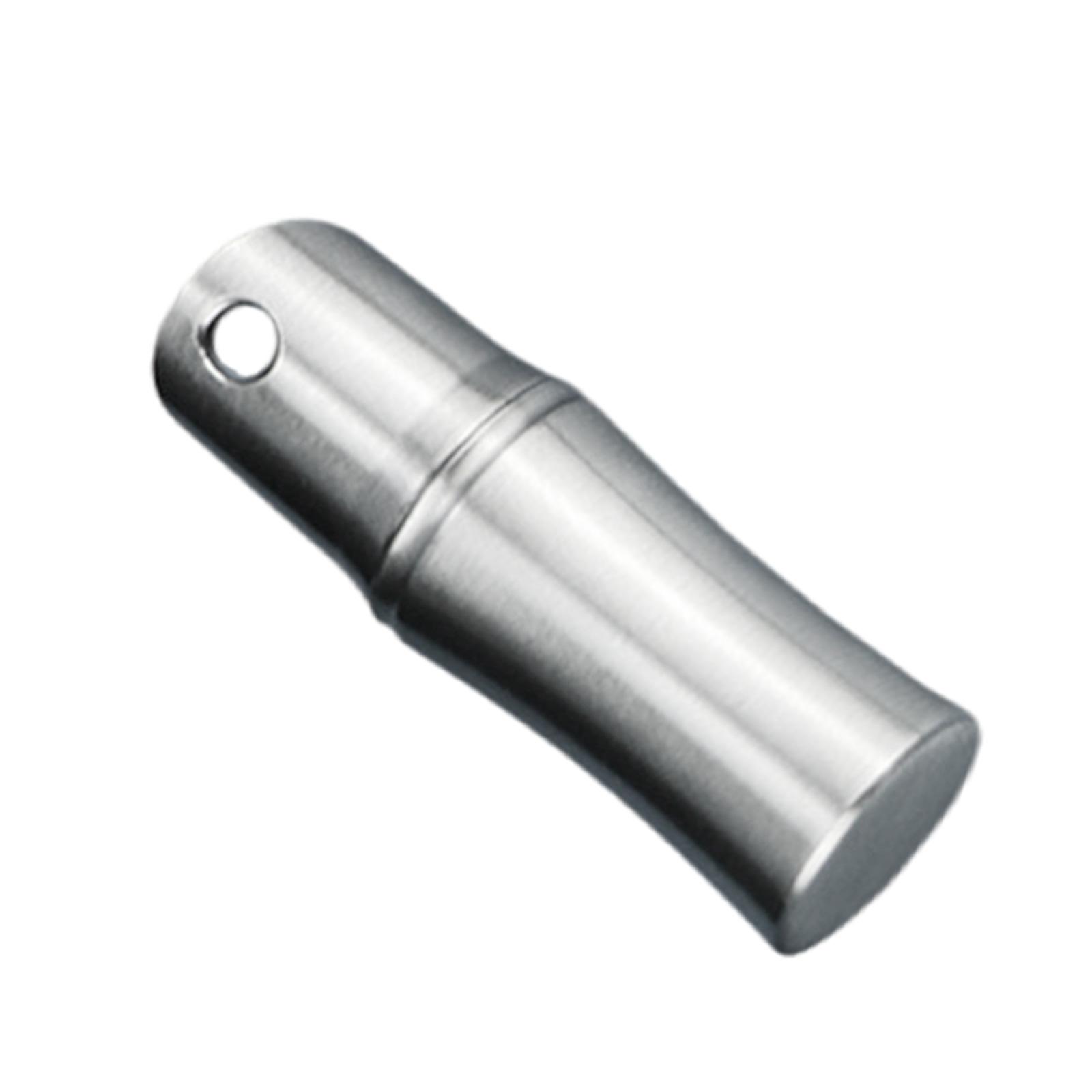 

Portable Waterproofs Pills Box with Lanyard Stainless Steels Small Medicine Bottles Pocket Pills Case for Travel & Daily L