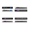 HINW3 3D Aluminum Car Styling Sticker Body Trunk Decoration Decal Emblem For BMW M Sports Performance E46 E90 E60 F20 X1 X2 X3 F10 F30