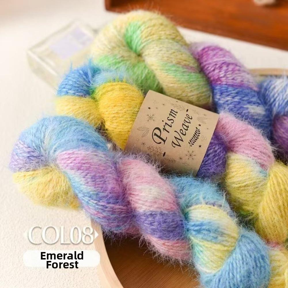 Gradient Color Wool Blend Yarn Blend Material Gradient Knitted Yarn DIY Scarf, Hat, Sweater