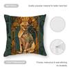Sphynx Cat Cushion Cover Anti-dustmite Pillowcase Invisible Zipper Silky Short Plush Sofa Cushion Cover