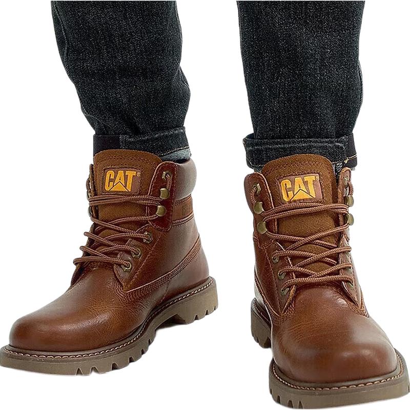 CAT Men s Colorado Leather Work Boots EU 40