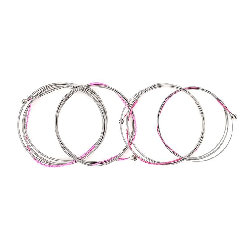 4-string Acoustic Guitar Strings Replacement Stainless Steel Bass String Durable