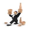 Wooden Skill Game "No Tip"! - Ki...