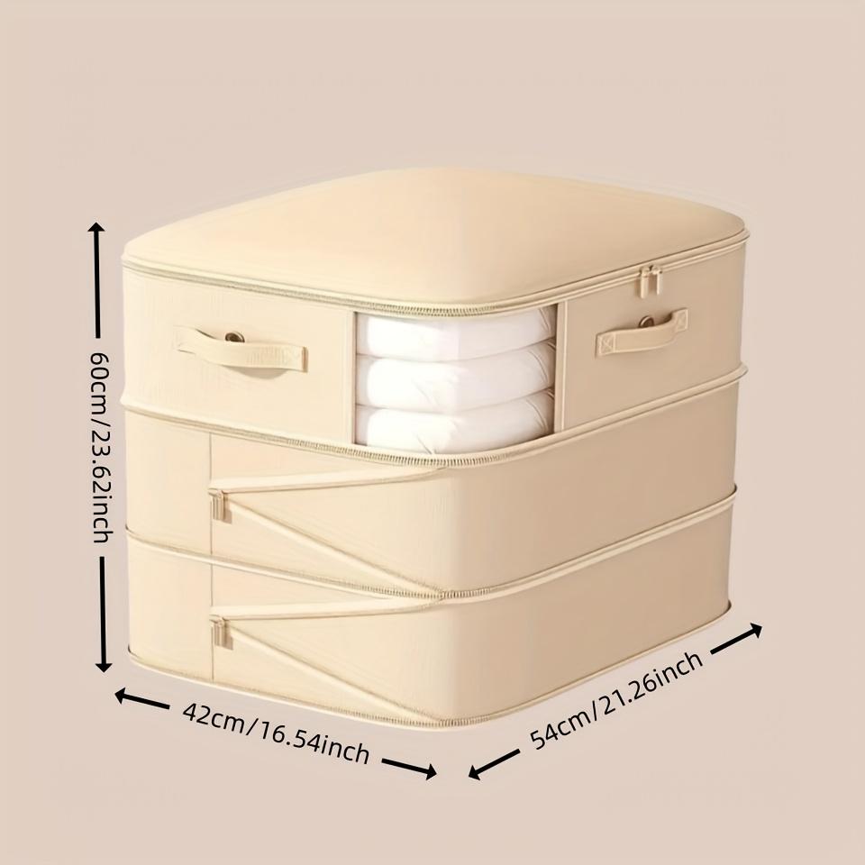 High qualityExtra Large Capacity Space-Saving Compression Storage Bags with Zipper Closure - Heavy-Duty Nylon Organizer for Clothes, Bedding, Travel