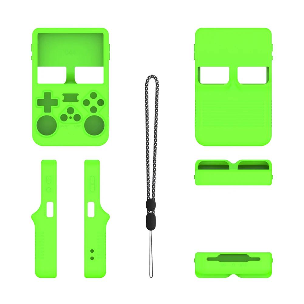 Silicone Case For ANBERNIC R36S Handheld Game Console Silicone Protective Cover Anti-Scratch Storage Box Soft Shell Game Parts