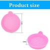 XINLIYA 4PCS Car Cup Holder Coasters, Non-Slip Silicone Vehicle Recessed Water Bottle Mats, Soft Sift-Proof Spill Automotive Interior Cup Pad