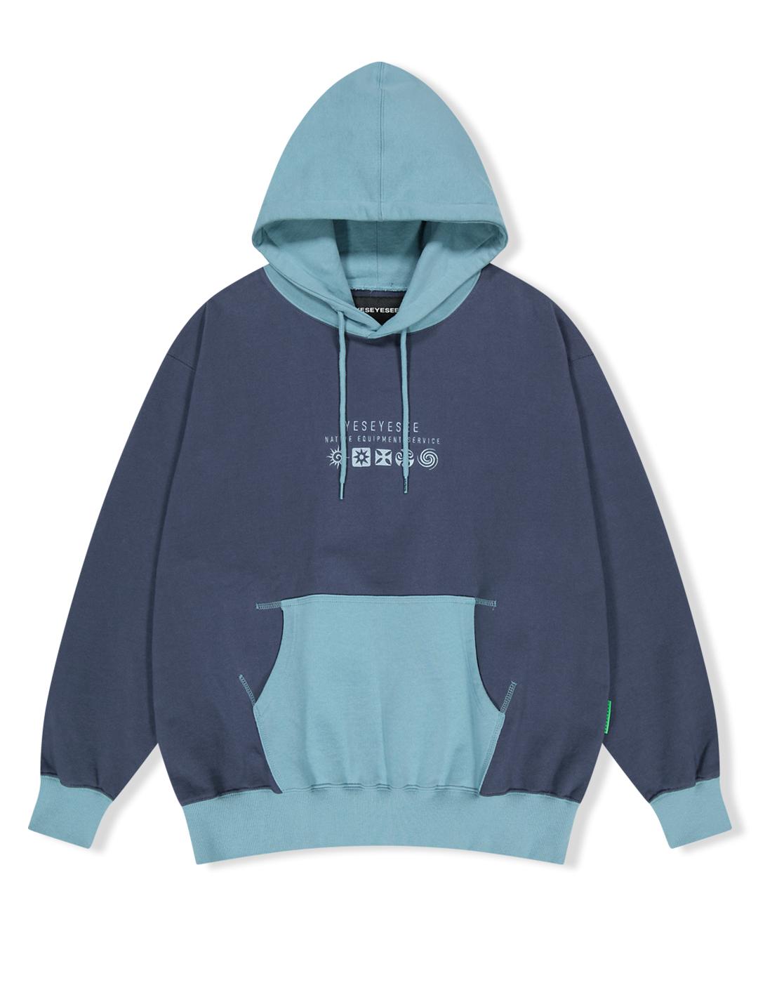 Yes Ic Y.E.S Native Symbol Hoodie Indigo S