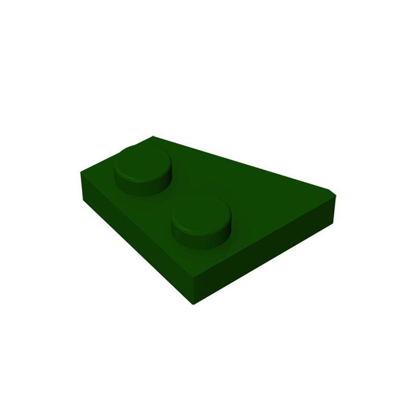 20PCS MOC compatibili assemblano particelle 24307 piastra one cuneo 2x2 blocchi di costruzione destra giocattoli di ricambio educa