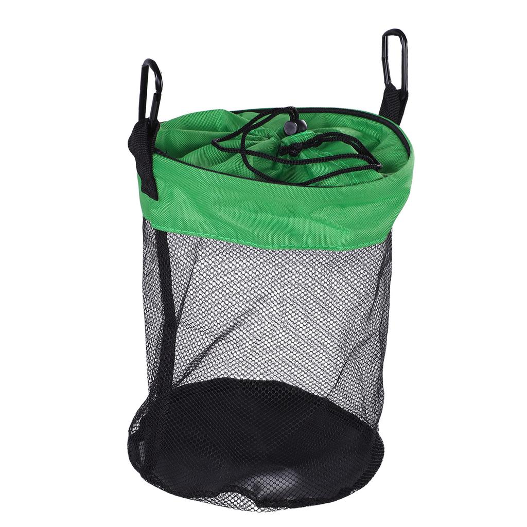 Mesh Clothespin Bag Holder Breathable Hanging Laundry Pin Storage Bag with Drawstring Closure Buckle Oxford Fabric