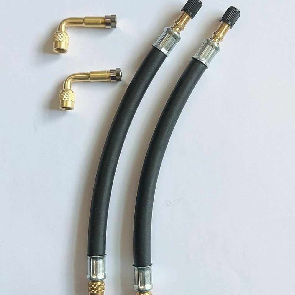 Truck Valve Extension Flexible Tire Inflator Hose Extension Tube Adapter For Auto Car Van Vehicles Tyre Air Pump Nipple X3W2