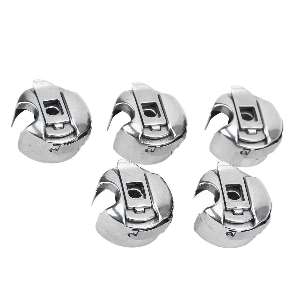 5 ks Nerezový pouzdro cívky šicího stroje Elektrické šicí stroje