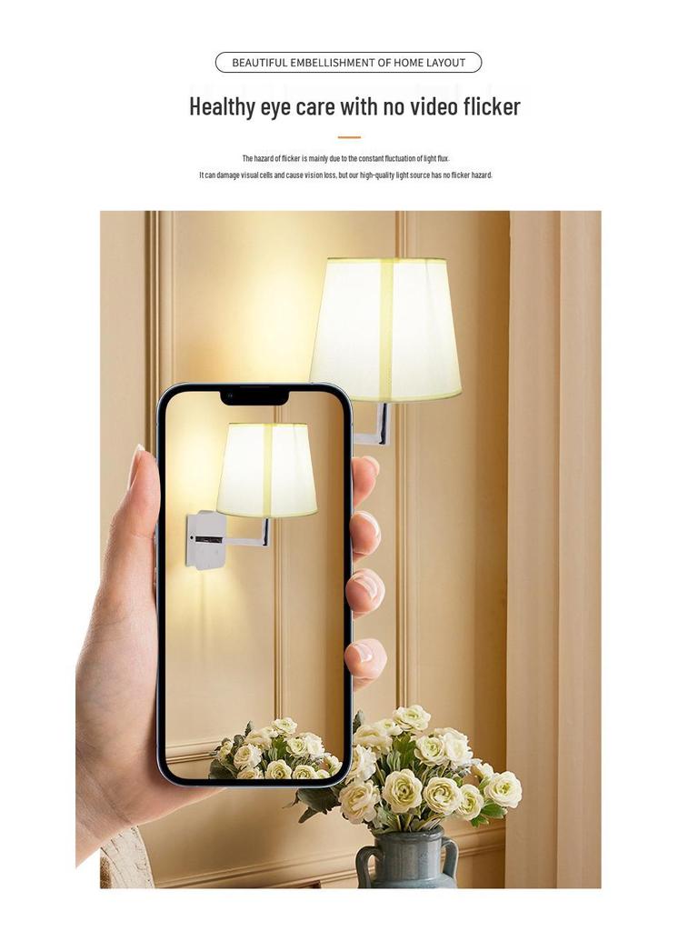 Removable Round Linen Lampshade for Hotel Bedroom Table or Ceiling Lamps