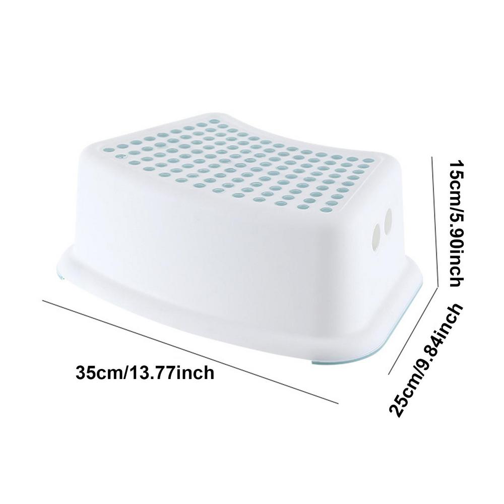 

Табуреты для унитаза с приседаниями, нескользящий табурет-стремянка для ванной комнаты, эргономичные и устойчивые табуреты для унитаза, прочный детский табурет-горшок синий