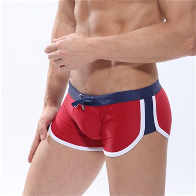 Stylish Men's Swimming Trunks - Quick-Dry Square Leg Swim Shorts For Big & Tall Gentlemen - Perfect Beach Swimwear
