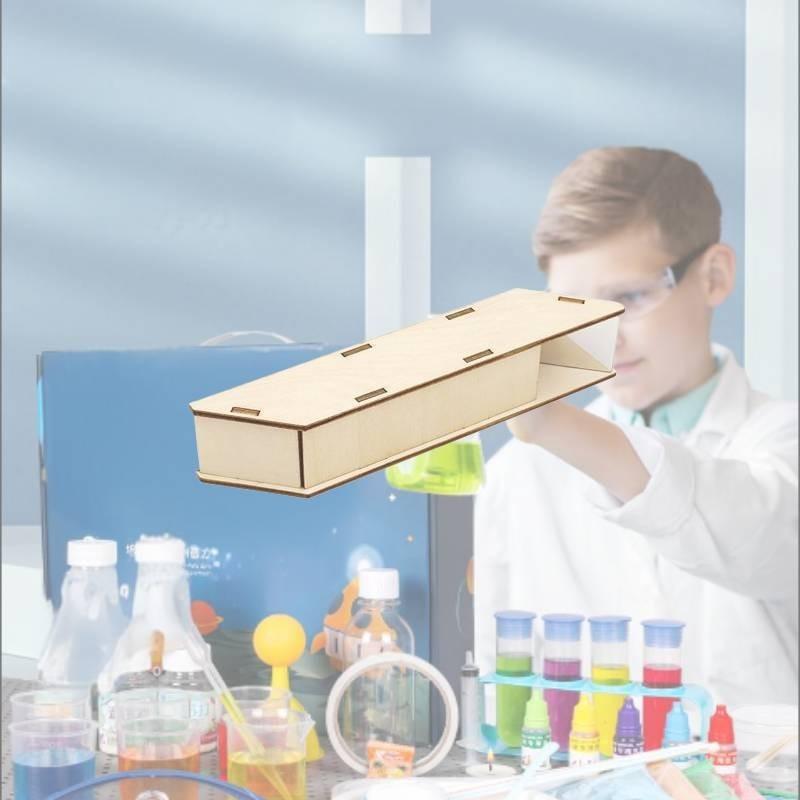 Bilim Deneyi İcat Seti Kendin Yap Ahşap Periskop Oyuncak Eğitim Beyin Egzersizi İçin