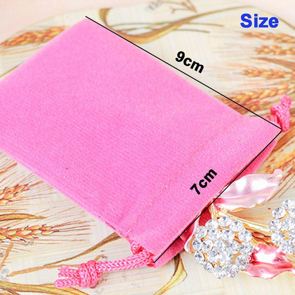 Geantă de depozitare pentru bijuterii din catifea mică