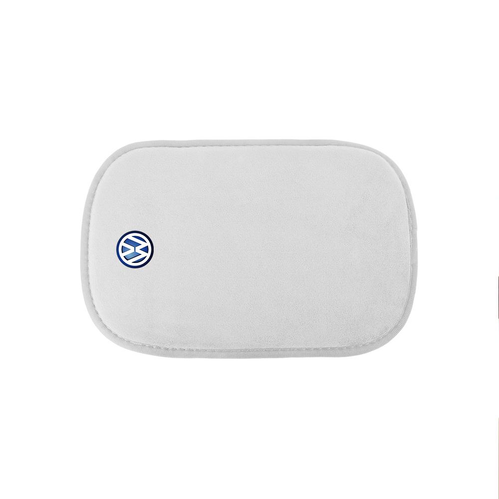 

For VOLKSWAGEN VW New Car Armrest Pad Covers Universal Center Console Auto Seat Armrests Box Pads For Volkswagen VW Golf GTI Tig белый