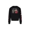 OFF WHITE SS21 Sweatshirts Unisex Black Crew Neck Moderate Regular OMBA025R21FLE0051025