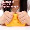 New Simulate Cheese Slow Rebound Toy Shapeable Decompression Slow Rebound Cheese Pinching Ornament Relax And Decompress Knead