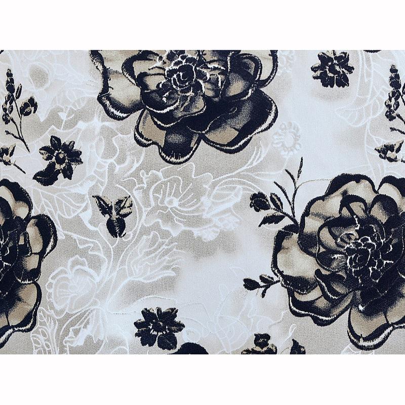 Summer Fragmented V Neck Middle Aged Elderly Mom's Shirt Noble Temperament Enlarged Loose Fit Shirt