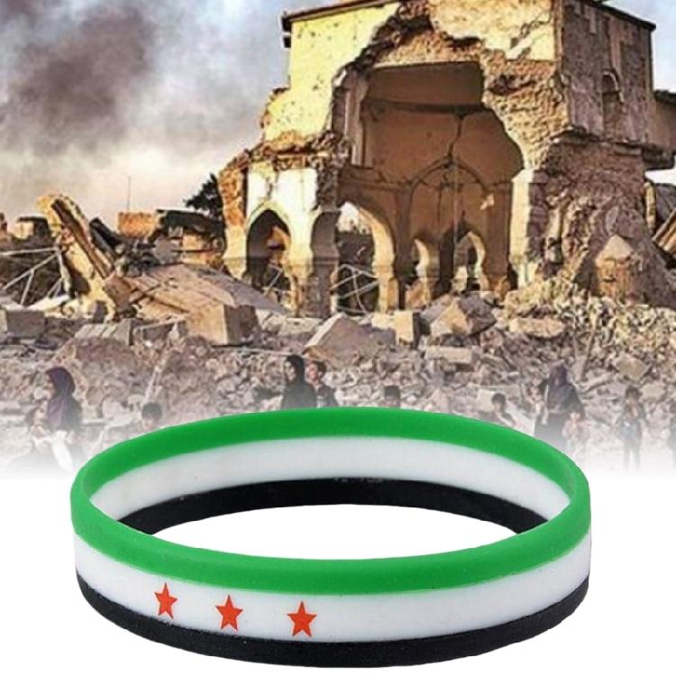 Multicolor Silicone Wrist Band Sports Casual Bangle Bracelets Motivational Suitable for Sports Concerts