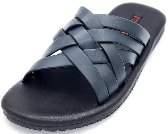 Resort Stylish Braided Front Yamato Sandals Japanese Shoe [YAMATOHEP] Men's Sandals, Opening, (Black, Sizes, Adult, Alphabet, LL)