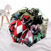 1pc Power Rangers Automatic Opening Folding Umbrella, 3-Fold Design, 8-Bone Iron Frame Outdoor Umbrella, Ideal Gift for Fans, Travelers, Everyday Use,