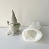 Cute Santa Claus Candle Mold Abstract Resin Epoxy Casting Molds for Christmas Party Decor Ornament Aromatherapy Mold