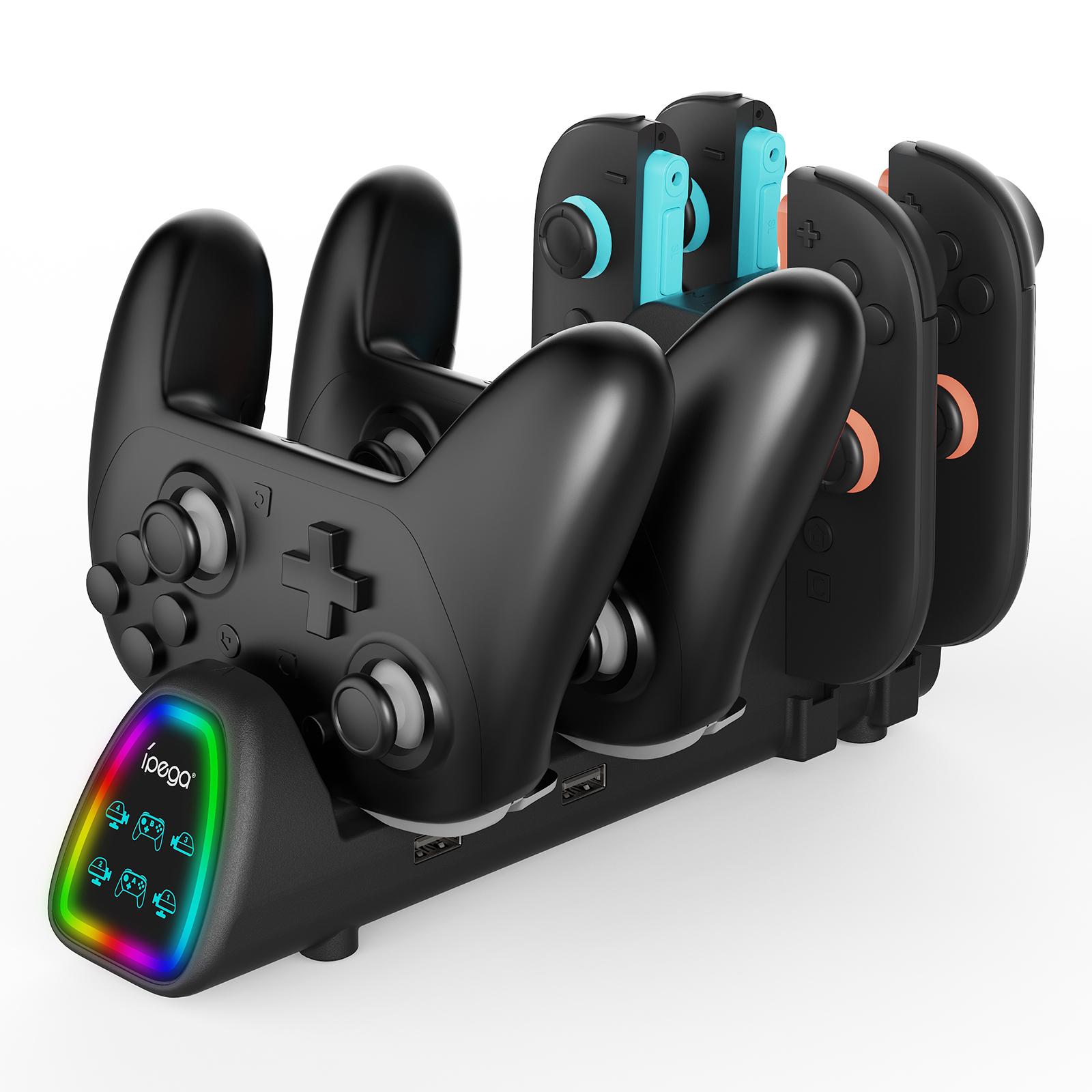 IPEGA PG-SW2188 Зарядная станция 10-в-1 для Nintendo Switch/Switch 2 Pro Controller Joypad