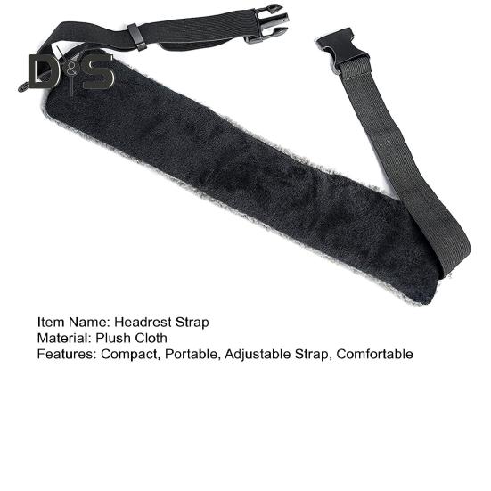 1/2Pcs Travel Pillow Adjustable Headrest Strap for Airplanes Cars Universal Neck Head Support Band for Head Bobbing