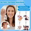 2D Plane, Acrylic Cartoon Keychain, Can Be Hung Schoolbags, Shoulder Bags, Keys,Cute Keychain,Dressing Embellishment.