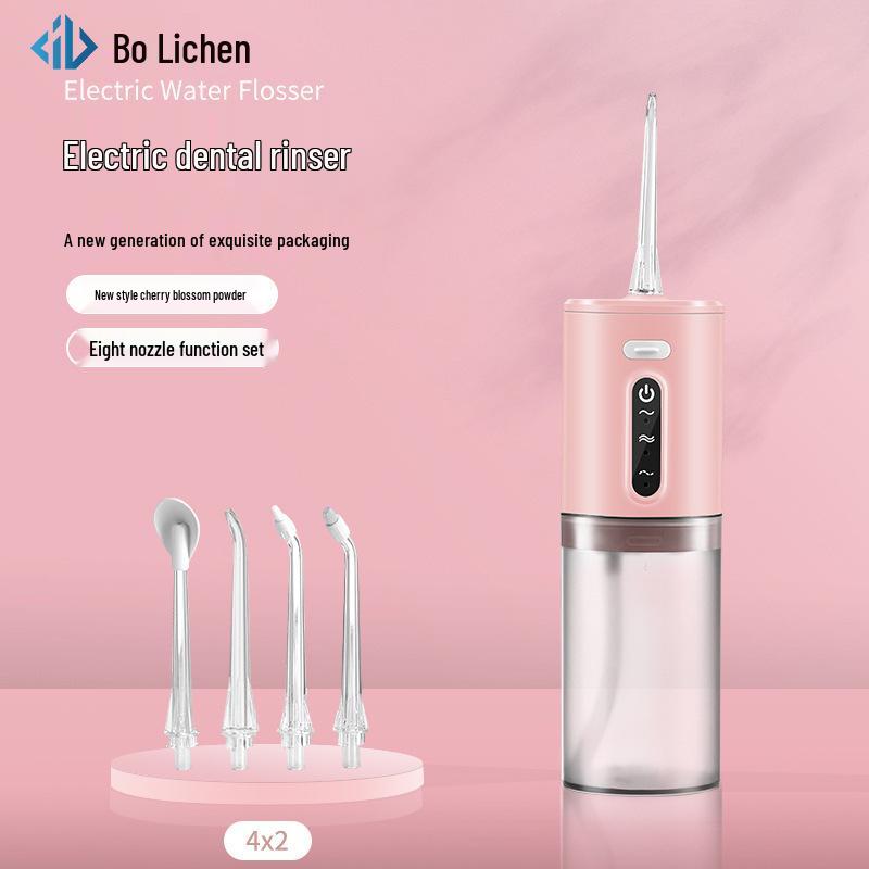 Portable Electric Water Flosser for Interdental and Orthodontic Cleaning