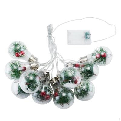 Christmas Bulb String Light Lighting Fairy Lamp for Outdoor Backyard Garden