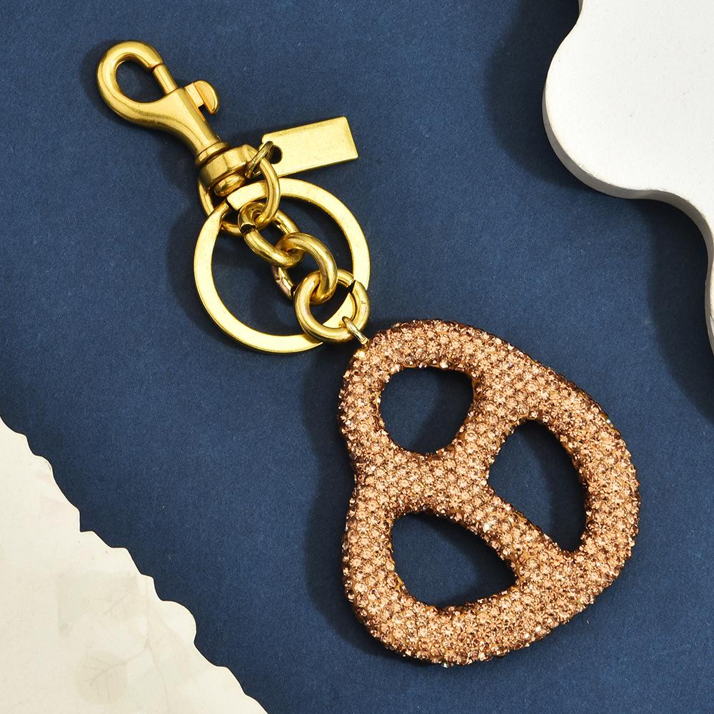 Simulated Cookie-shaped Keychain, Exquisite and Luxurious Style Handbag Pendant, Unique and Creative Niche Product