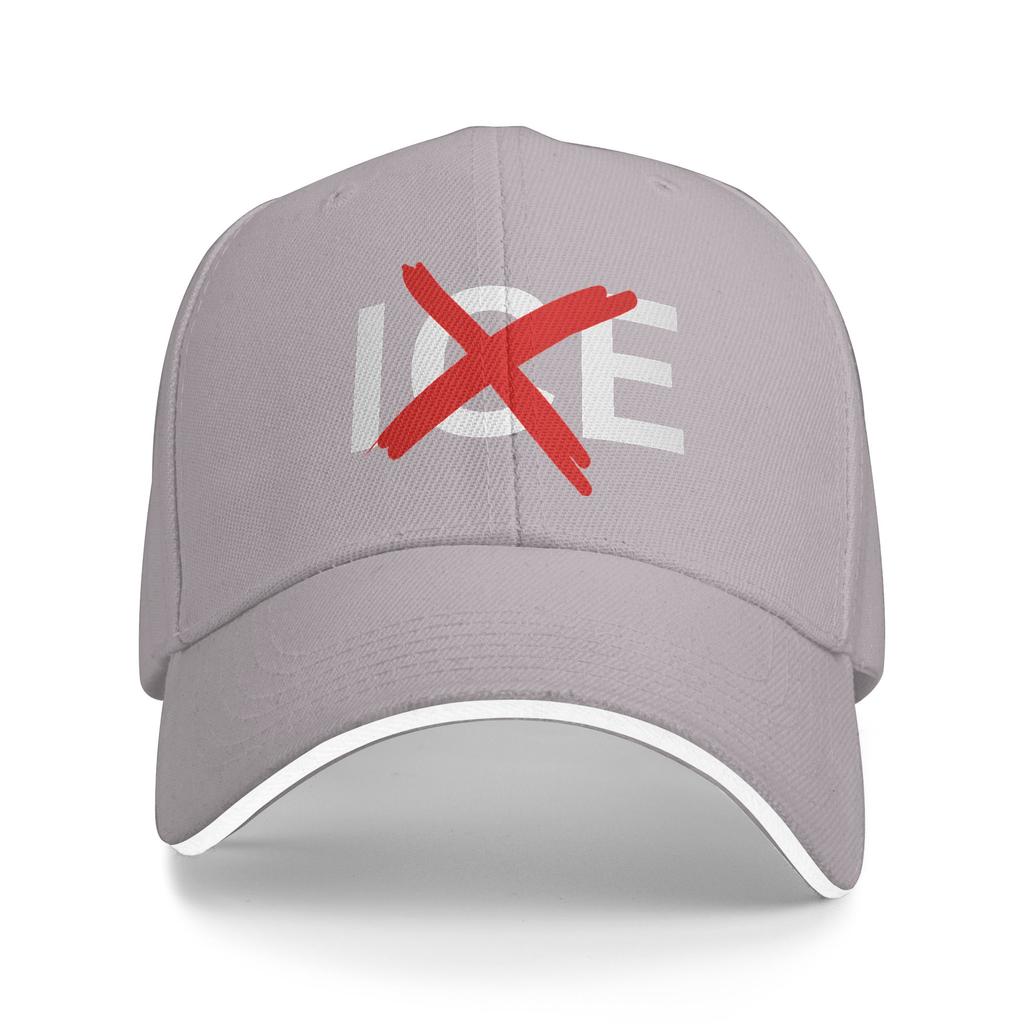Anti ICE Abolish Ice Logo Baseball Cap  Street Style Couple Hip Hop Hats Sun Visor Design Hiking Fishing Baseball Caps Gift
