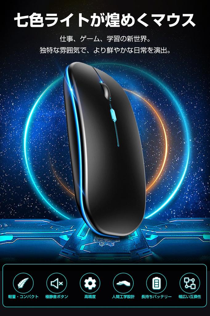 Wireless Mouse New Grade Wireless Bluetooth Mouse with DPI Slim USB High Durable Easy to Compatible with Easy Wireless Mouse for Office Use [2025