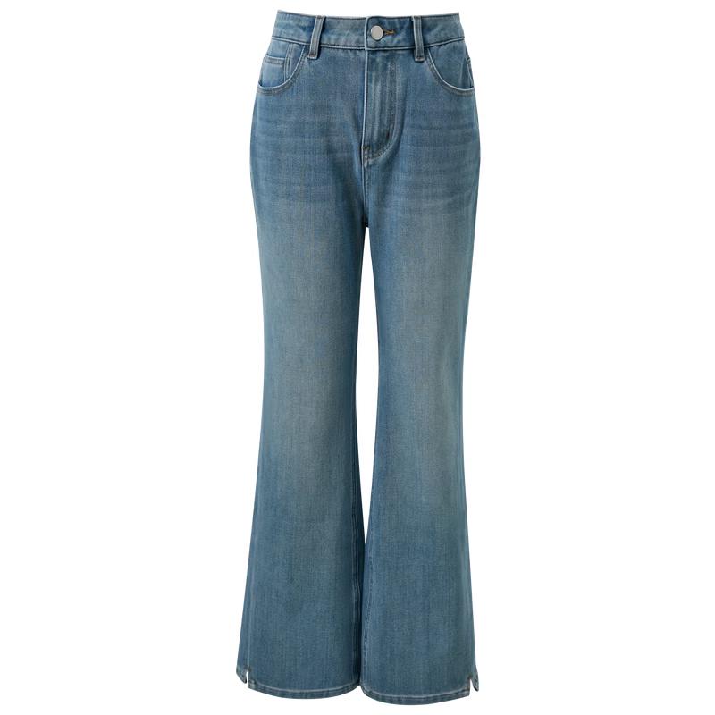 Women s Plus Size High-Waist Flared Jeans M