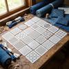 20pcs/25pcs Reusable Sashiko Embroidery Template Geometric Pattern Patchwork Stencil  Beginners