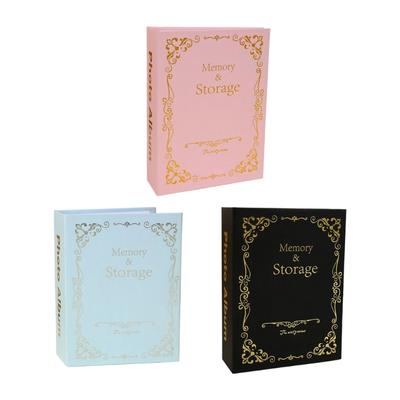 Photo Album 4x6 with 100 Pocket Fabric Handcover Photo Book Slip-in Picture Albums for Baby Wedding Family Mother Day