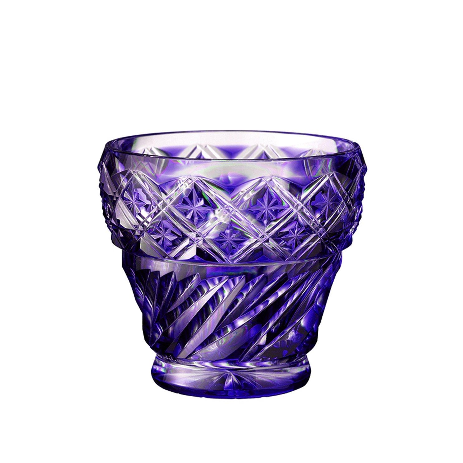 

Yamashita Kogei Satsuma Kiriko Free Cup Gold Purple 13041210 8×7.3cm